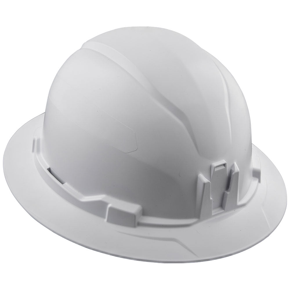 Klein Tools 60400 Hard Hat, Non-Vented, Full Brim Style, White - Edmondson Supply