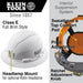 Klein Tools 60400 Hard Hat, Non-Vented, Full Brim Style, White - Edmondson Supply
