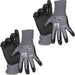 Klein Tools 60584 Knit Dipped Gloves, Cut Level A2, Touchscreen, Medium, 2-Pair - Edmondson Supply