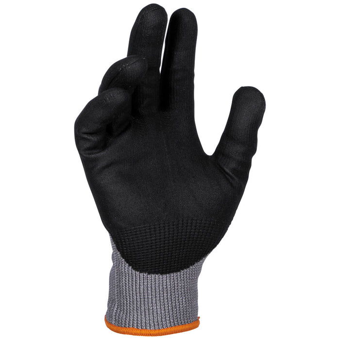 Klein Tools 60586 Knit Dipped Gloves, Cut Level A2, Touchscreen, X-Large, 2-Pair - Edmondson Supply