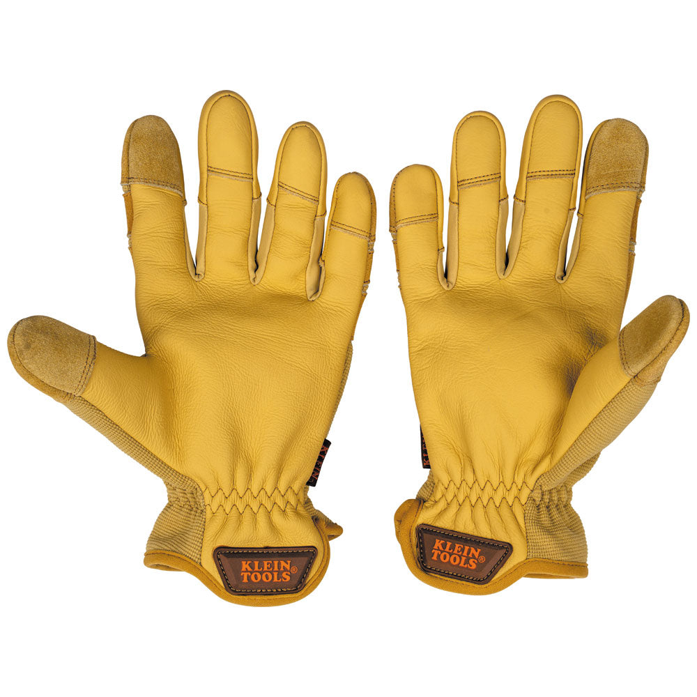Klein Tools 60609 Leather All Purpose Gloves, X-Large - Edmondson Supply