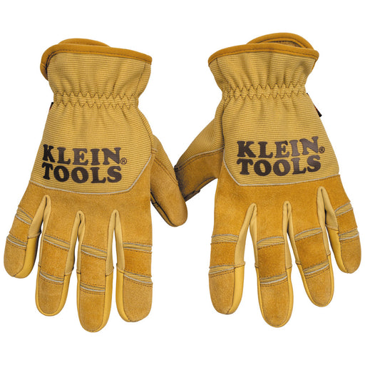 Klein Tools 60608 Leather All Purpose Gloves, Large - Edmondson Supply