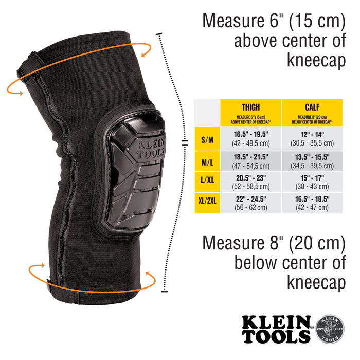 Klein Tools 60630 Tough-Flex Knee Pad Sleeve L/XL - Edmondson Supply