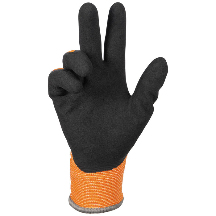 Klein Tools 60835 Winter Knit Dipped Gloves, Cut Level A1, Touchscreen, Medium - Edmondson Supply