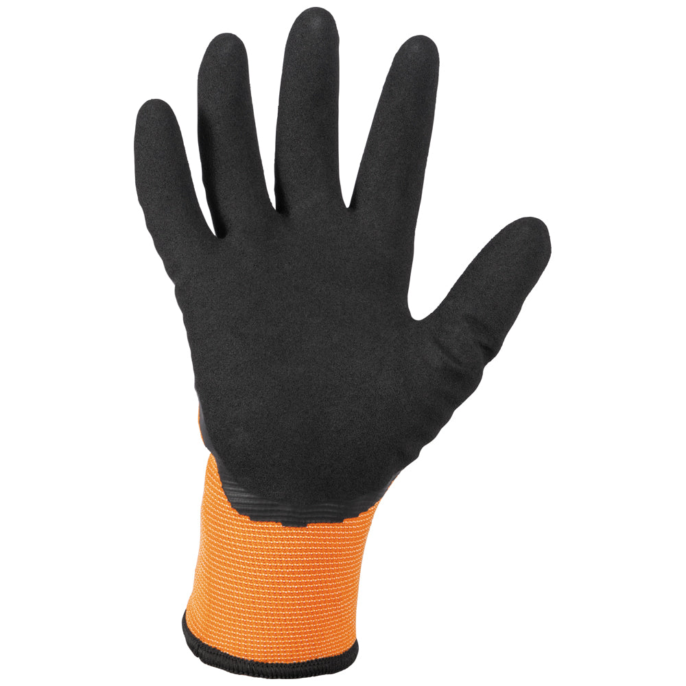 Klein Tools 60837 Winter Knit Dipped Gloves, Cut Level A1, Touchscreen, X-Large - Edmondson Supply