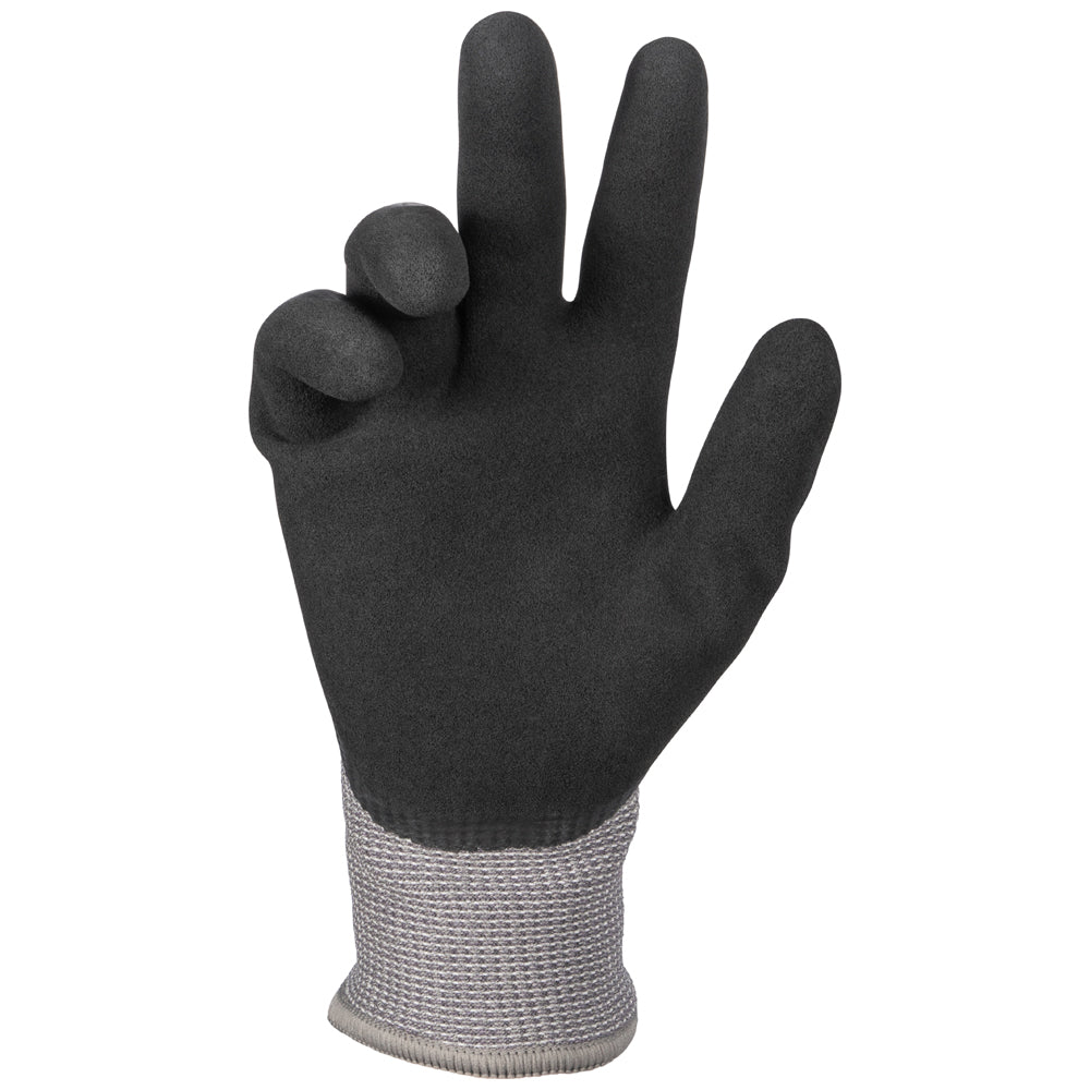 Klein Tools 60838 Winter Knit Dipped Gloves, Cut Level A4, Touchscreen, Medium - Edmondson Supply