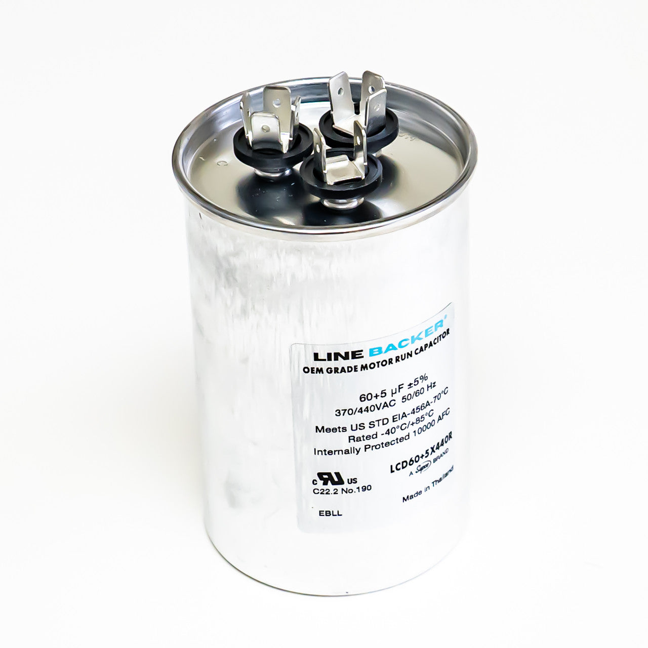 Supco Linebacker LCD60+5X440R Round Dual Run Capacitor - Edmondson Supply
