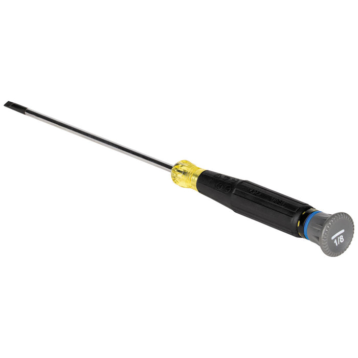 Klein Tools 6254 1/8-Inch Slotted Precision Screwdriver, 4-Inch Shank - Edmondson Supply