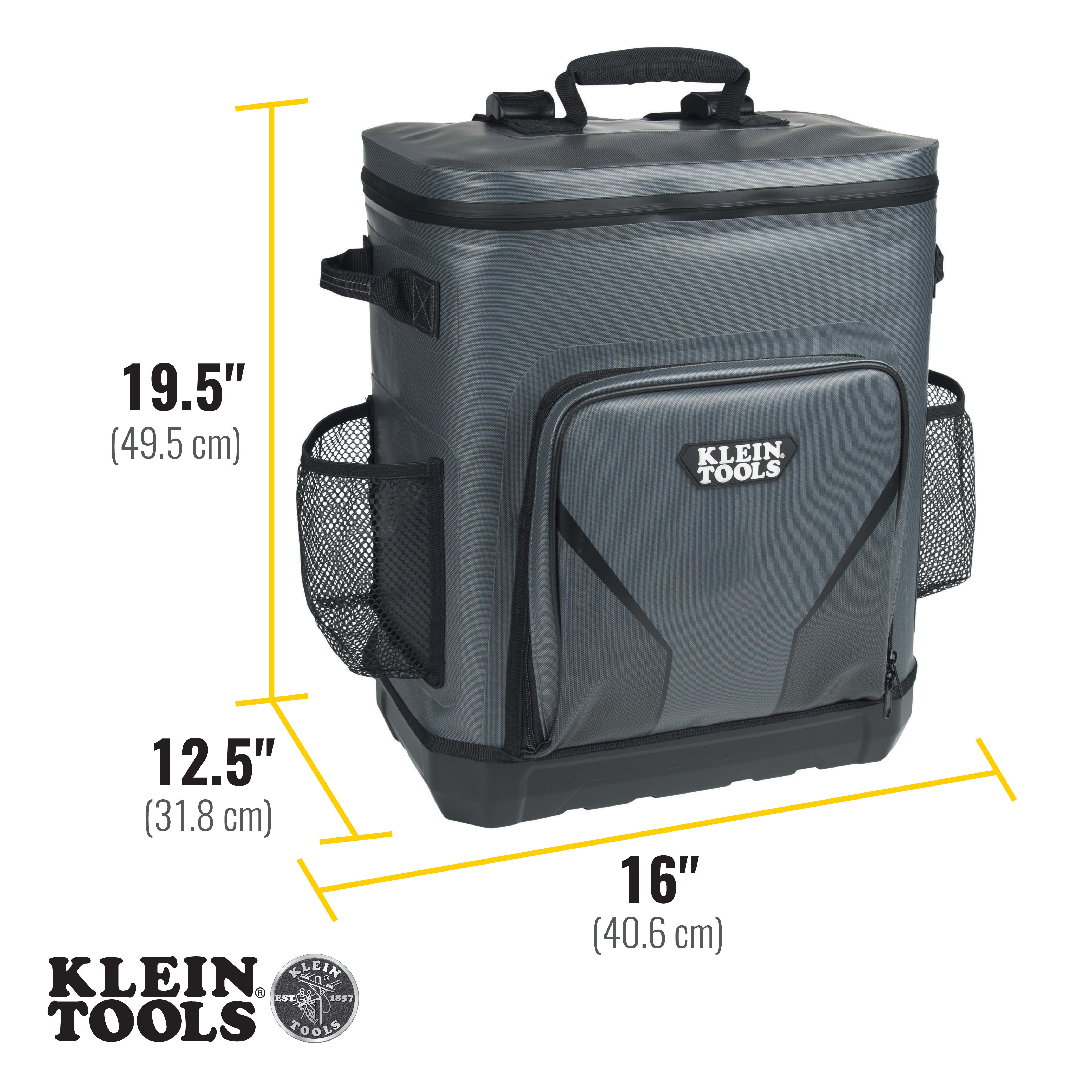Klein Tools 62810BPCLR Backpack Cooler, Insulated, 30 Can Capacity - Edmondson Supply