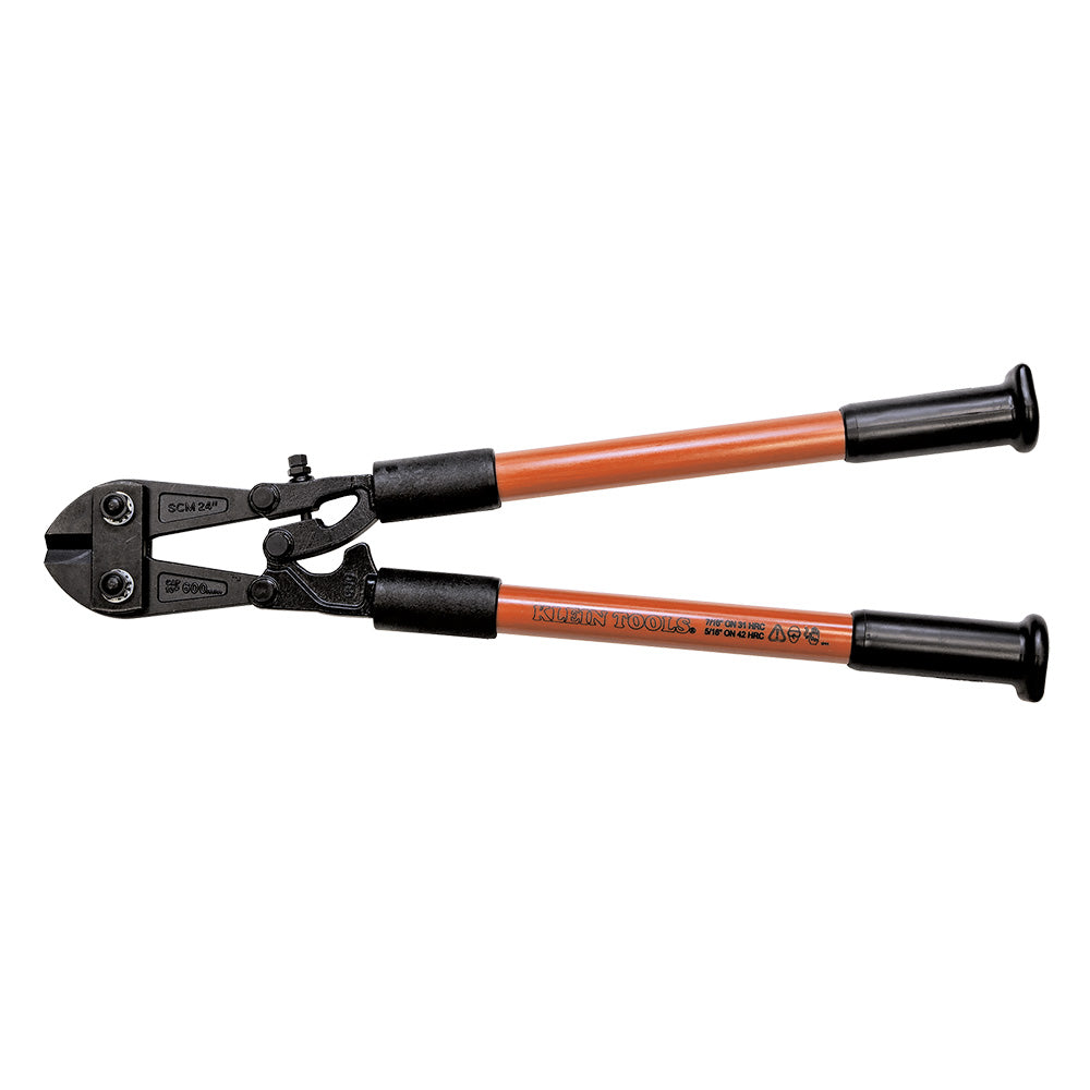 Klein Tools 63124 Bolt Cutter, Fiberglass Handle, 24-1/2-Inch - Edmondson Supply