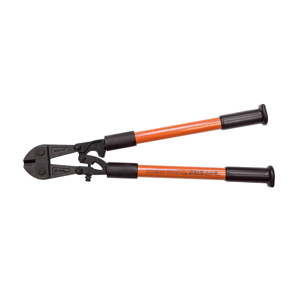 Klein Tools 63124 Bolt Cutter, Fiberglass Handle, 24-1/2-Inch - Edmondson Supply