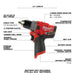 Milwaukee 2504-20 M12 FUEL™ 1/2" Hammer Drill (Tool Only) - Edmondson Supply