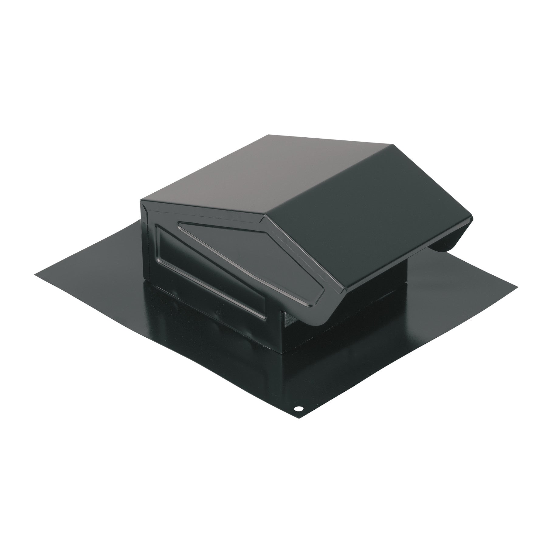 Broan-NuTone® 636 Steel Roof Cap for 3-Inch or 4-Inch Round Duct w/ Damper & Birdscreen, Black - Edmondson Supply