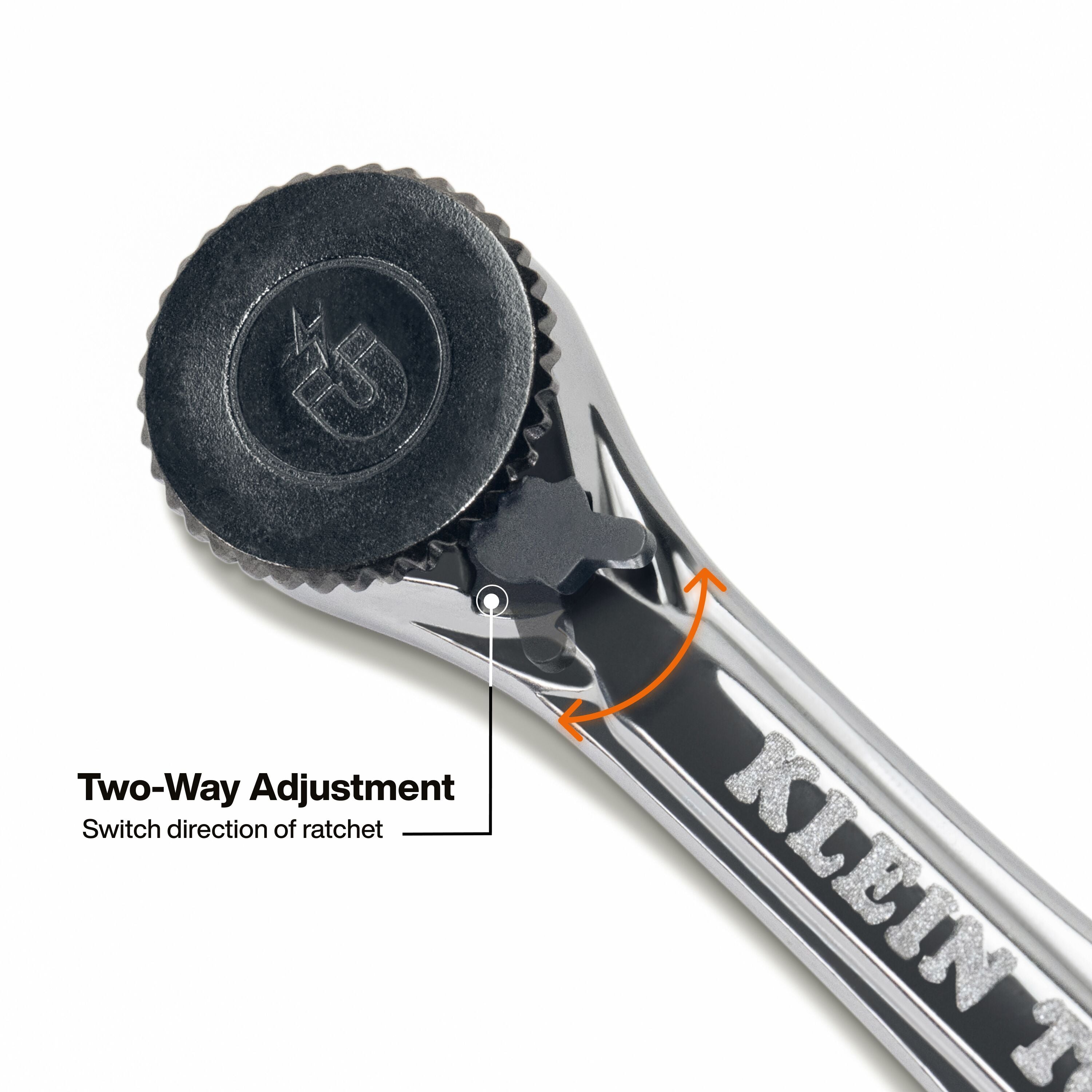Klein Tools 65200MAG Slim-Profile Magnetic Mini Ratchet - Edmondson Supply