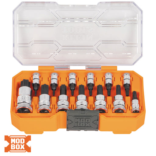 Klein Tools 65213TX Knurled TORX® Bit Socket Set, 13-Piece - Edmondson Supply
