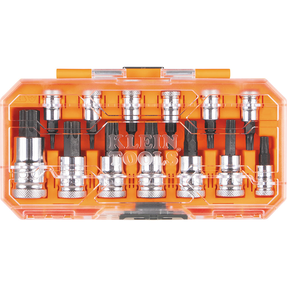 Klein Tools 65213TX Knurled TORX® Bit Socket Set, 13-Piece - Edmondson Supply