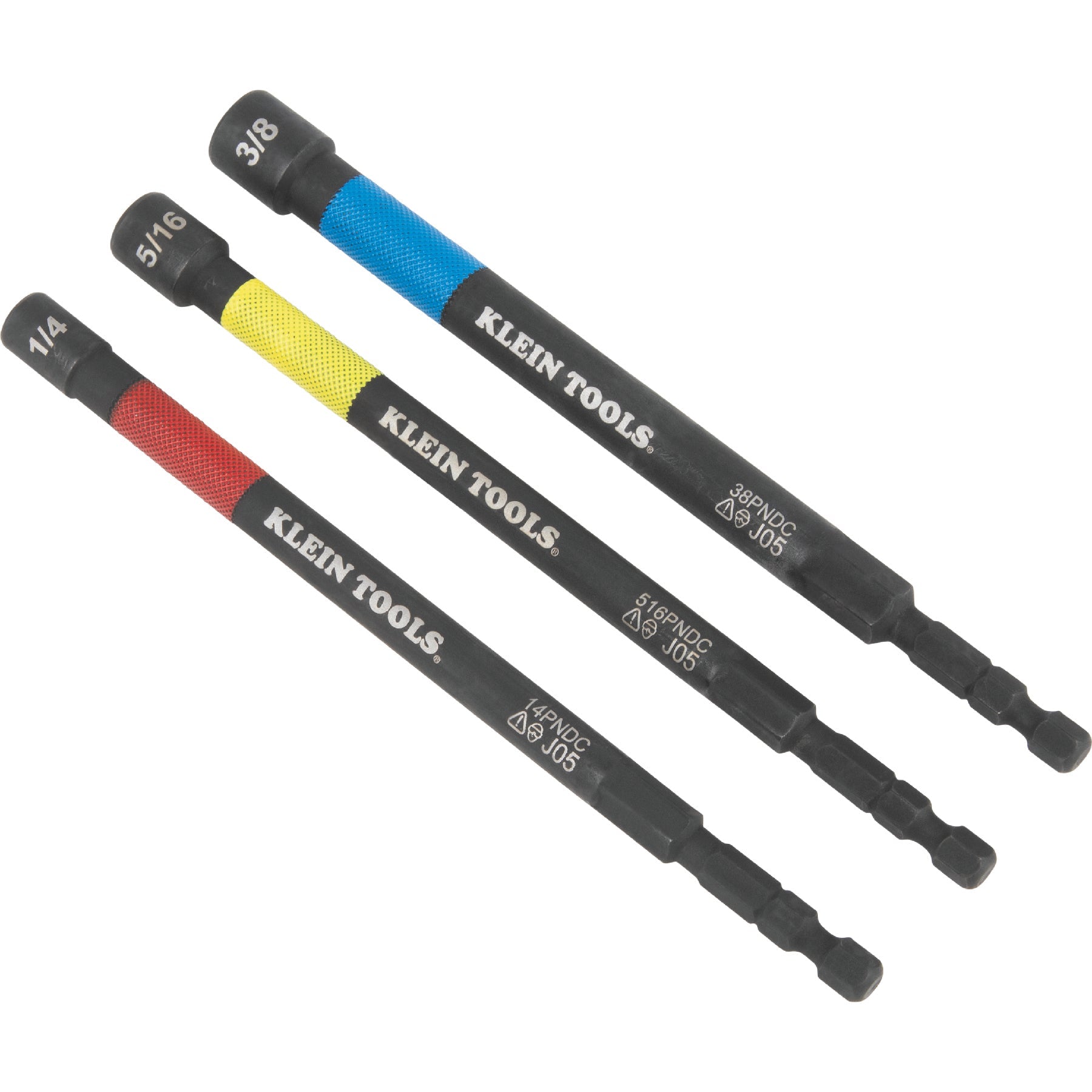 Klein Tools 65411PK3 Magnetic Power Nut Setter 3-Piece Set - Edmondson Supply