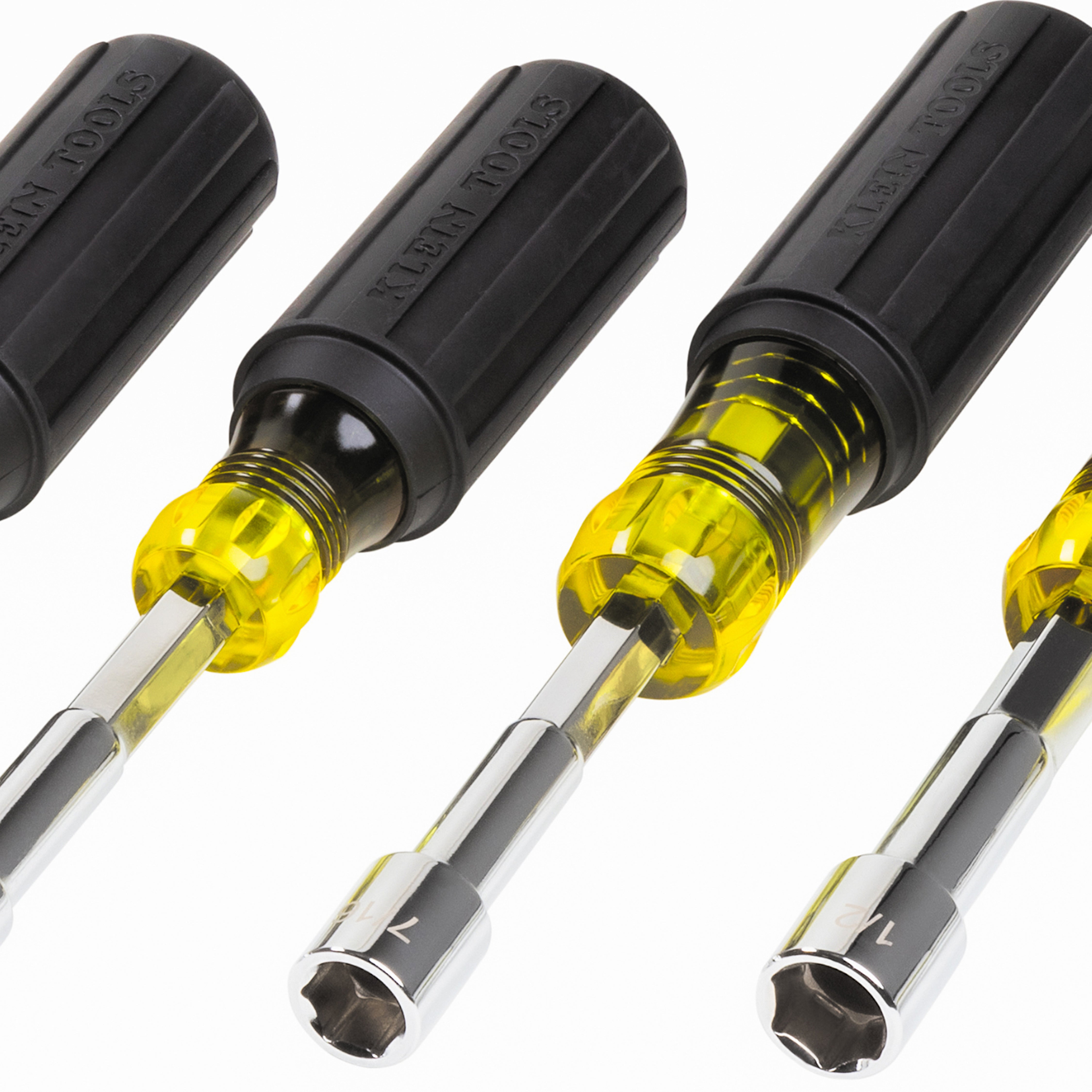 Klein Tools 65456MAG  Color-Coded Magnetic Hollow-Shaft Heavy-Duty Nut Driver Set, 6-Piece - Edmondson Supply