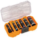 Klein Tools 65619 KNECT™ Flip-10 Heavy Duty Flip Impact Socket Set, Metric, 8-Piece - Edmondson Supply