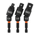 Klein Tools 65813SW Swivel Impact Driver Socket Adapter Set, 3-Piece - Edmondson Supply