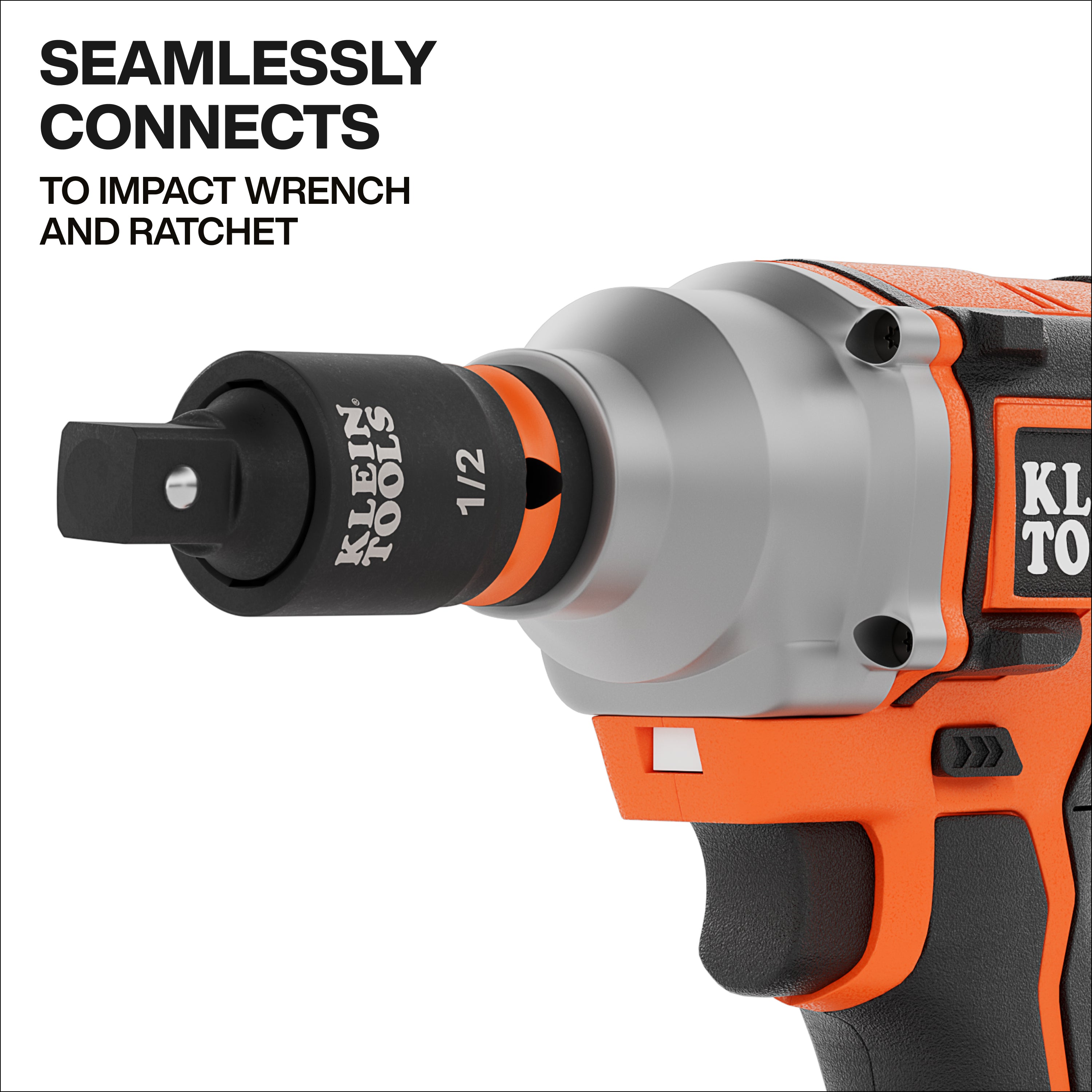 Klein Tools 65842SW Swivel Impact Wrench Adapter Set, 2-Piece - Edmondson Supply