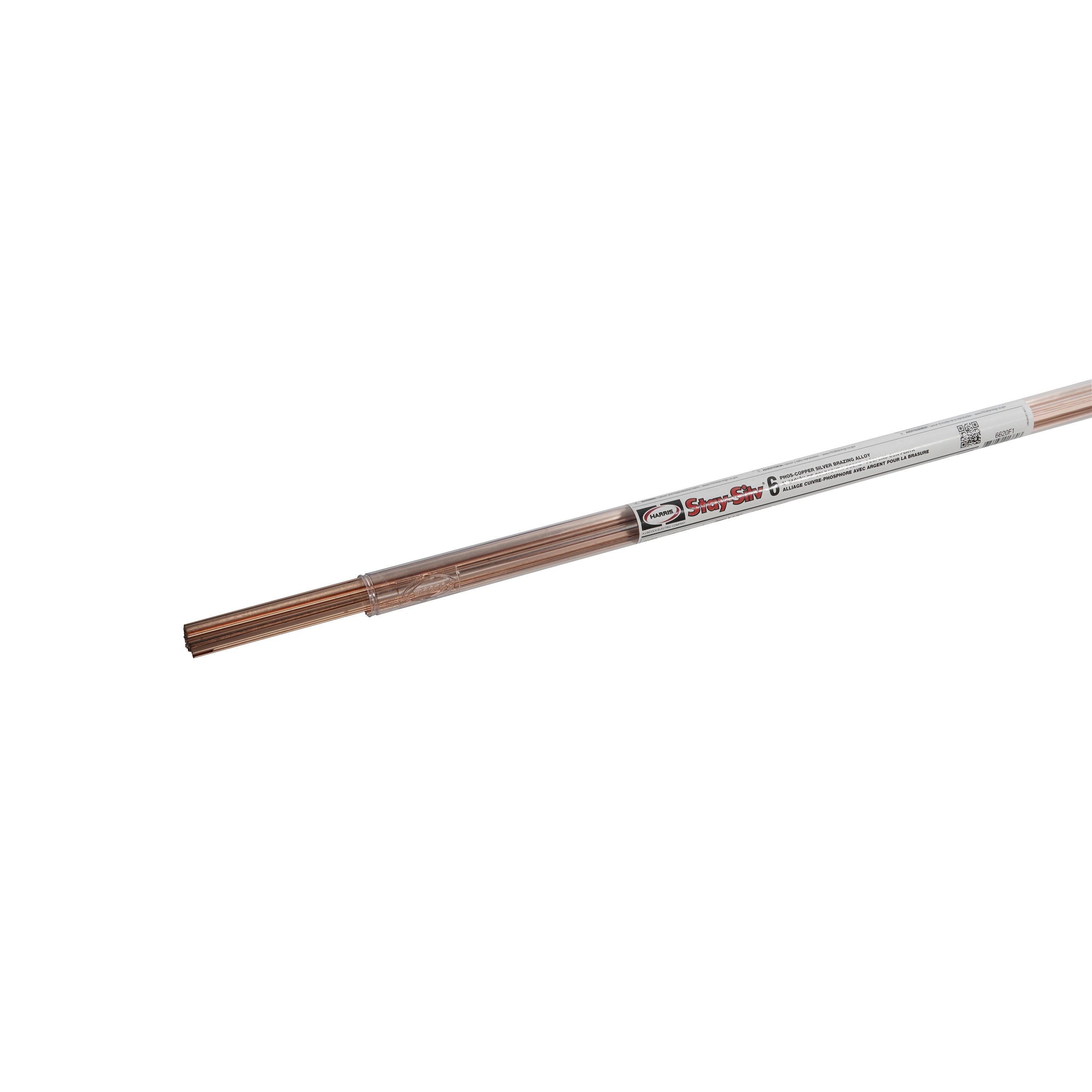 Harris 6620F1 Stay-Silv® 6 Phos-Copper-Silver Brazing Rods, 28 Sticks - Edmondson Supply