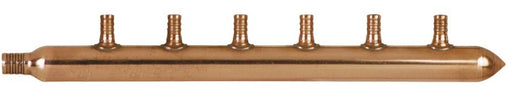 Sioux Chief 672X0690 3/4" PEX Inlet x (6) 1/2" PEX Branches Manifold, Spin Closed Trunk - Edmondson Supply