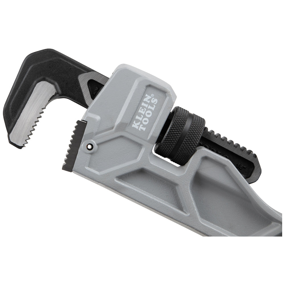 Klein Tools 68225 Adjustable Cast Aluminum Pipe Wrench, 18-Inch - Edmondson Supply