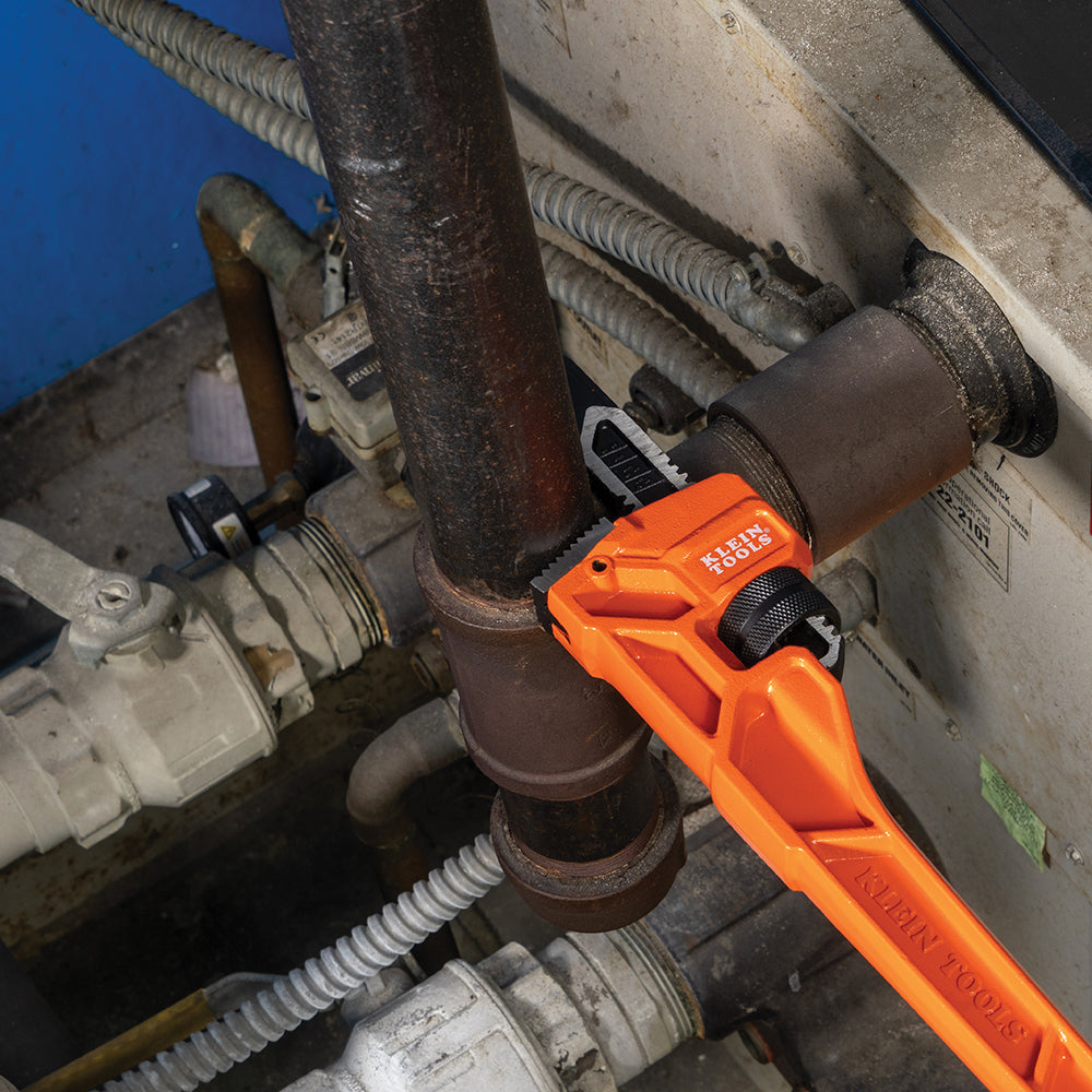 Klein Tools 68228 Adjustable Cast Iron Pipe Wrench, 18-Inch - Edmondson Supply