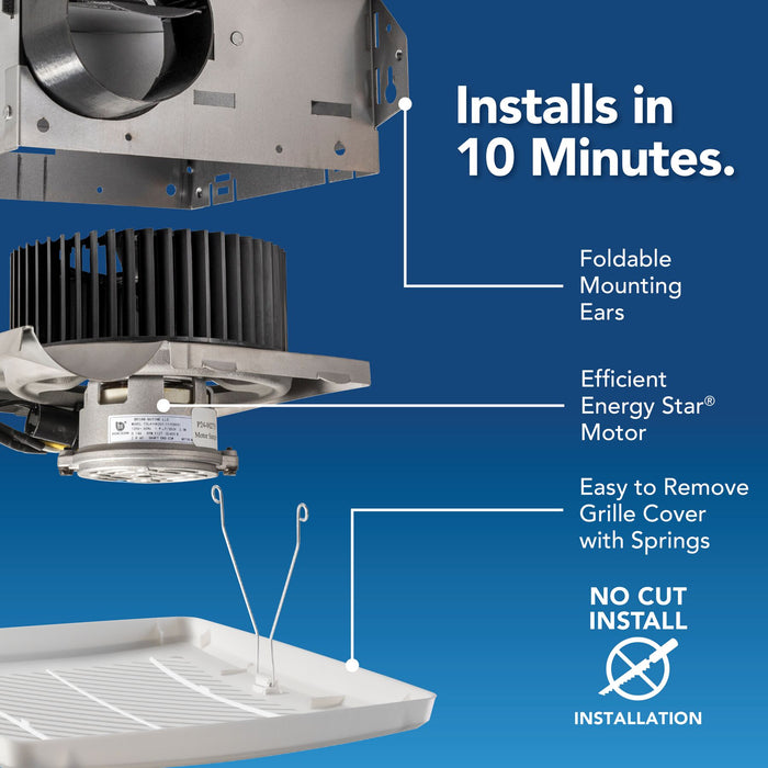 Broan-NuTone® 688ES Bath Exhaust Fan, 50 CFM, ENERGY STAR - Edmondson Supply