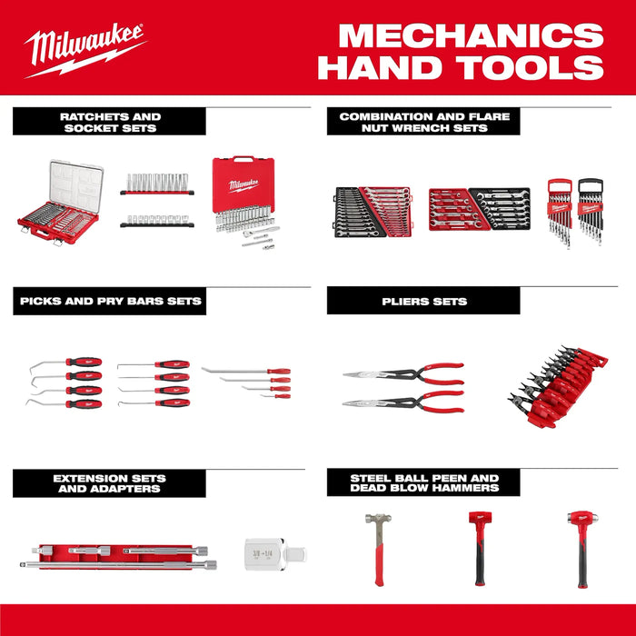 Milwaukee 48-22-9485 30pc Metric & SAE Combination Wrench Set with PACKOUT™ Organizer - Edmondson Supply