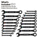 Klein Tools 69418CG Ratcheting Combination Wrench Set, SAE / Metric, 18-Piece - Edmondson Supply