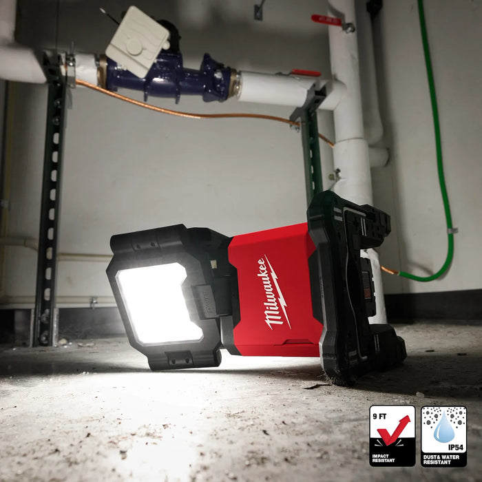 Milwaukee 2368-20 M18™ ROVER™ Dual Power Triple-Panel Flood & Area Light - Edmondson Supply