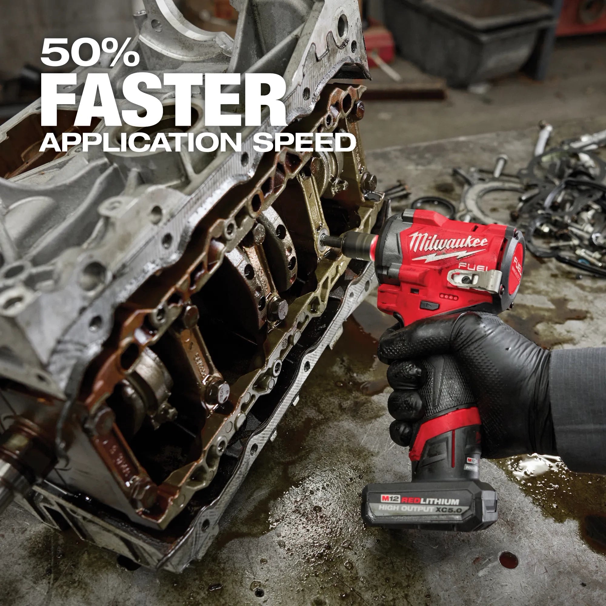 Milwaukee 2562-20 M12 FUEL™ Stubby 3/8" Impact Wrench - Edmondson Supply
