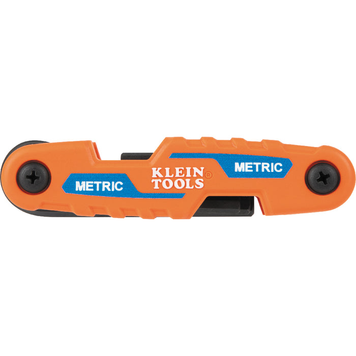 Klein Tools 70542 Compact Folding Hex Key Set, SAE and Metric - Edmondson Supply