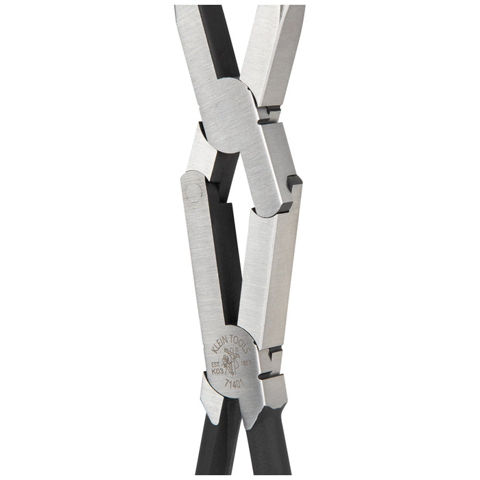 Klein Tools 71402 Long Reach Needle Nose and Bent Nose Pliers Set, 13-Inch, 2-Piece - Edmondson Supply