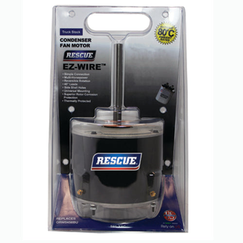 US Motors 5431 RESCUE® EZ-Wire 5.6" Condenser Fan Motor, 208-230V, 1/4-1/8 HP, 825 RPM - Edmondson Supply