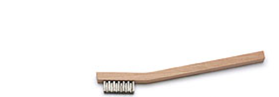 Blue Monster 73830 Wood Handle Stainless Steel 3x7 Row Fine Wire Hand Scratch Brush - Edmondson Supply