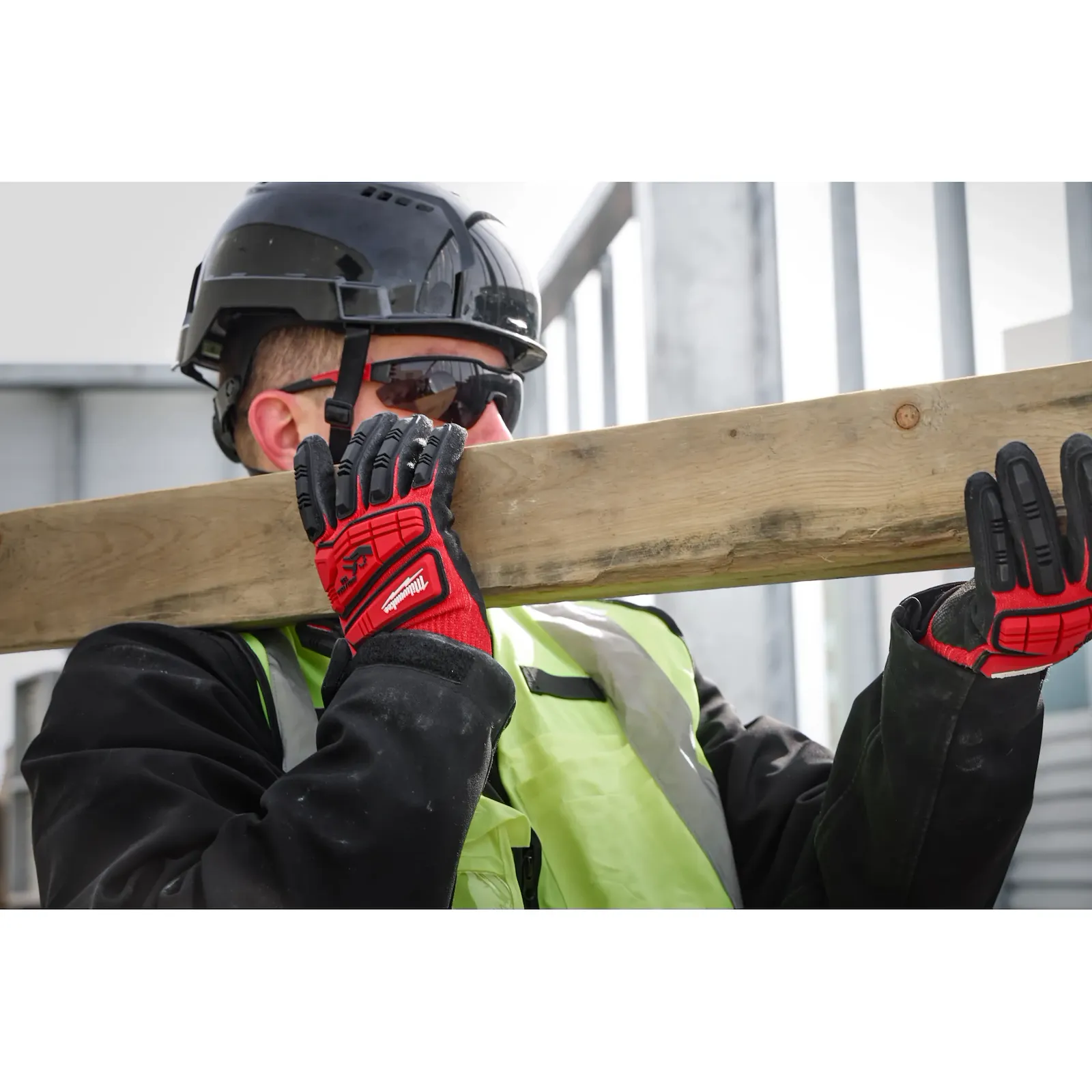 Milwaukee 48-73-8132 Impact Cut Level 3 Nitrile Dipped Gloves, Size L - Edmondson Supply