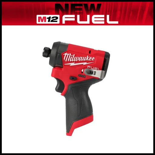 Milwaukee 3453-20 M12 FUEL™ 1/4" Hex Impact Driver (Bare Tool) - Edmondson Supply