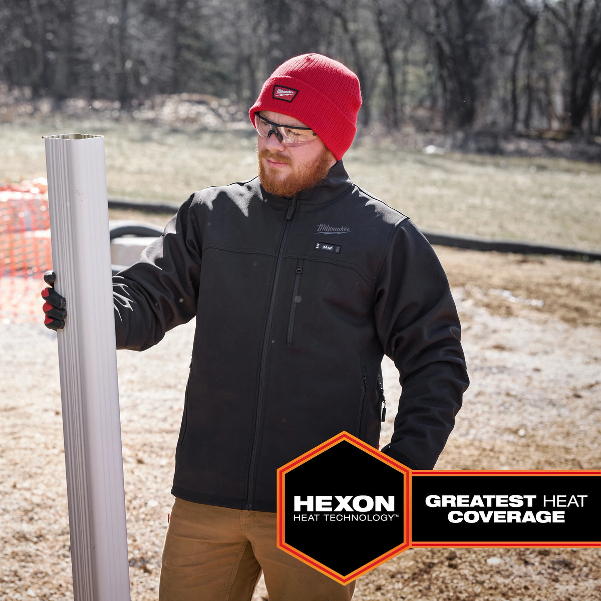 Milwaukee M100B-212X M12™ Heated TOUGHSHELL™ Work Jacket (Black, Size 2XL) - Edmondson Supply