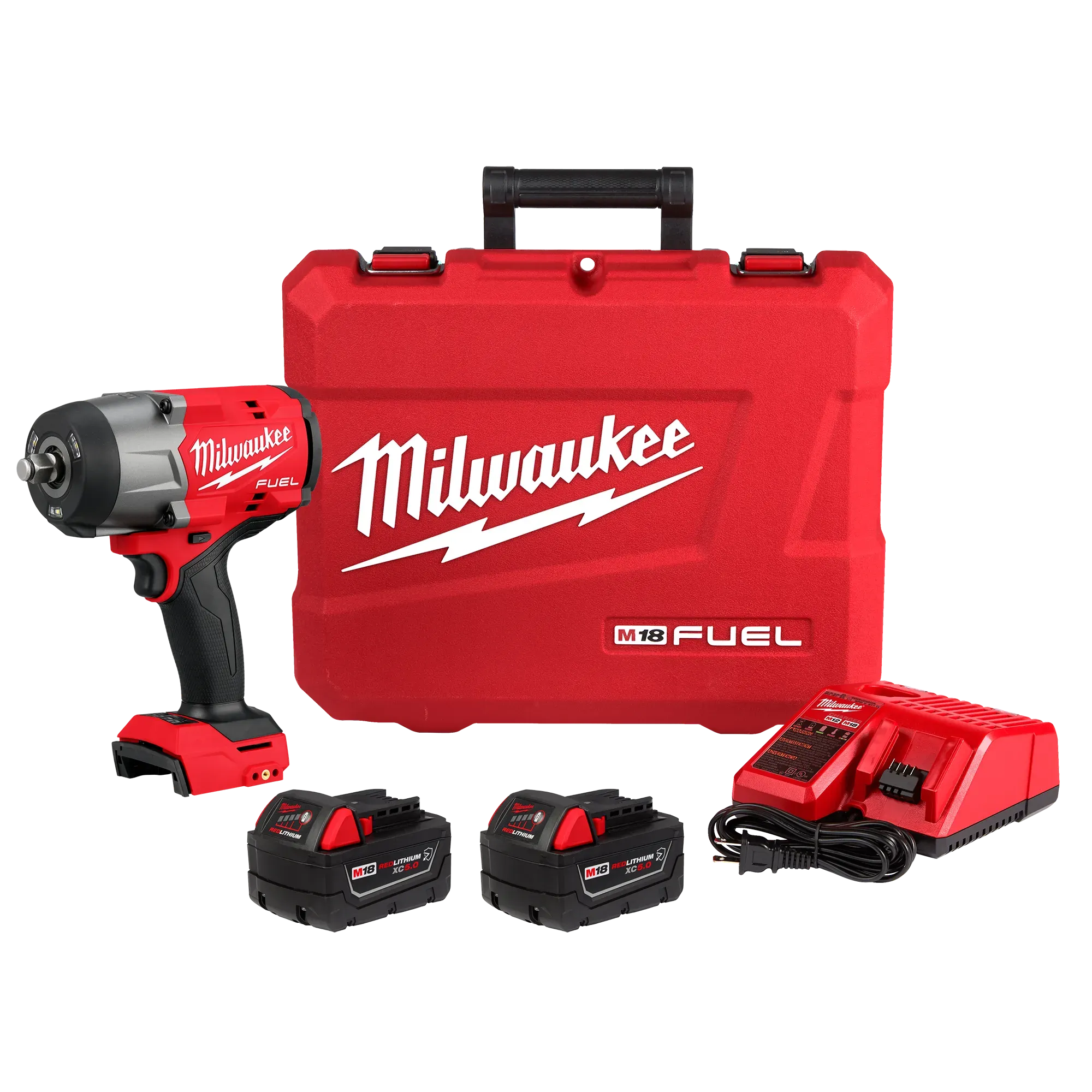 Milwaukee 2967-22 M18 FUEL™ 1/2" High Torque Impact wrench w/ Friction Ring Kit - Edmondson Supply