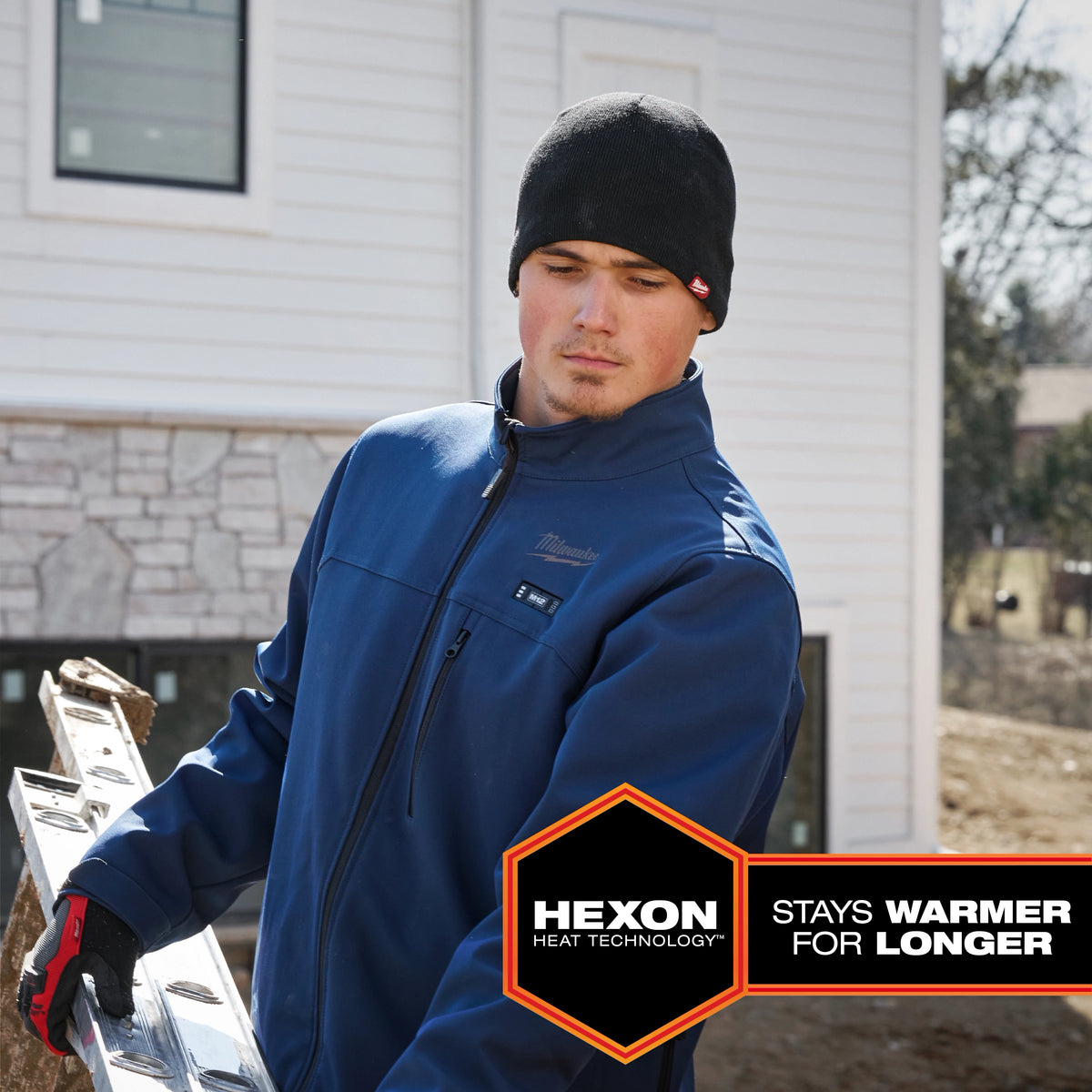 Milwaukee M100G-21L M12™ Heated TOUGHSHELL™ Work Jacket (Gray, Size L) - Edmondson Supply