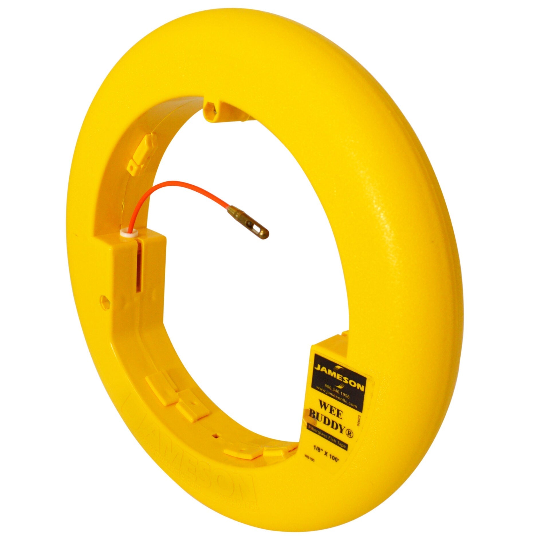 Jameson Tools 8-18-100 Wee Buddy® Fiberglass Fish Tape, 1/8 in. x 100 ft. - Edmondson Supply