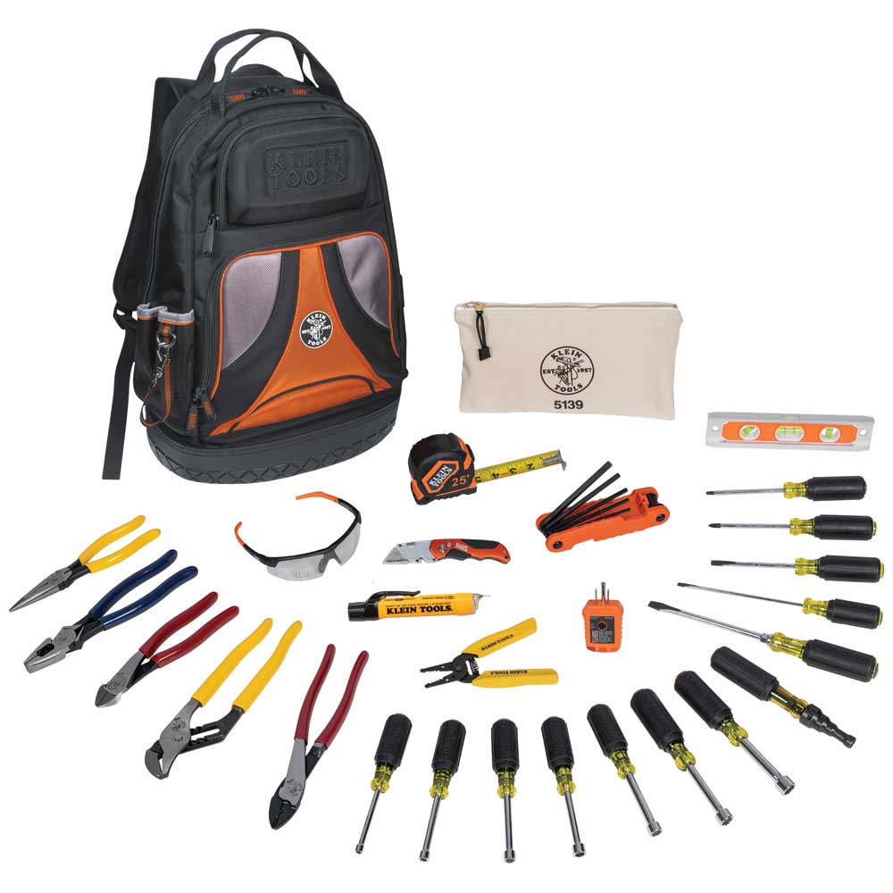 Edmondson Supply | Klein Tools 80028 Electrician's Tool Kit, 28-Piece