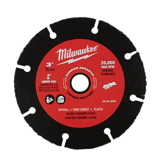 Milwaukee 49-94-3005 3" Carbide Abrasive Blade - Edmondson Supply