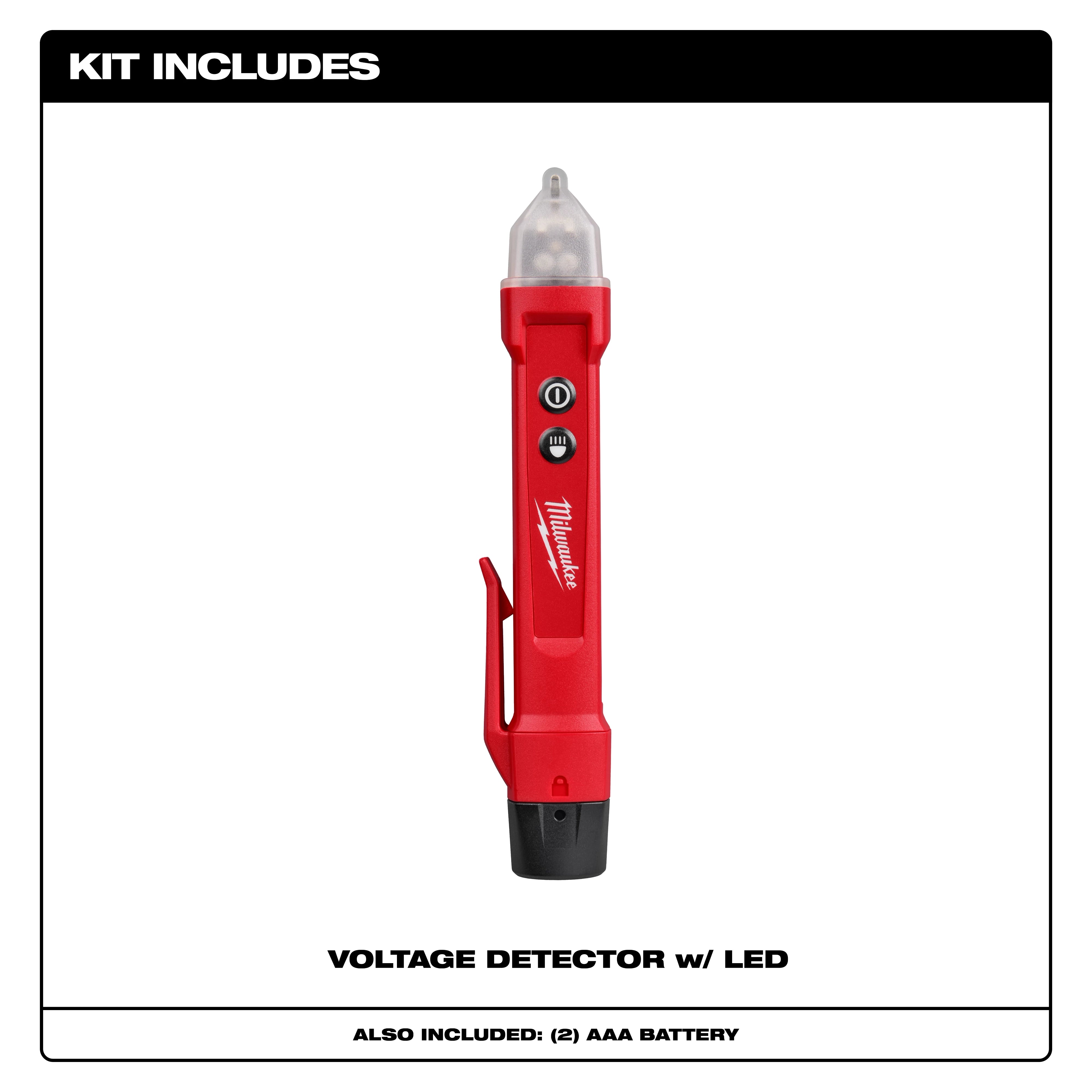 Milwaukee 3202-20 Voltage Detector w/LED - Edmondson Supply
