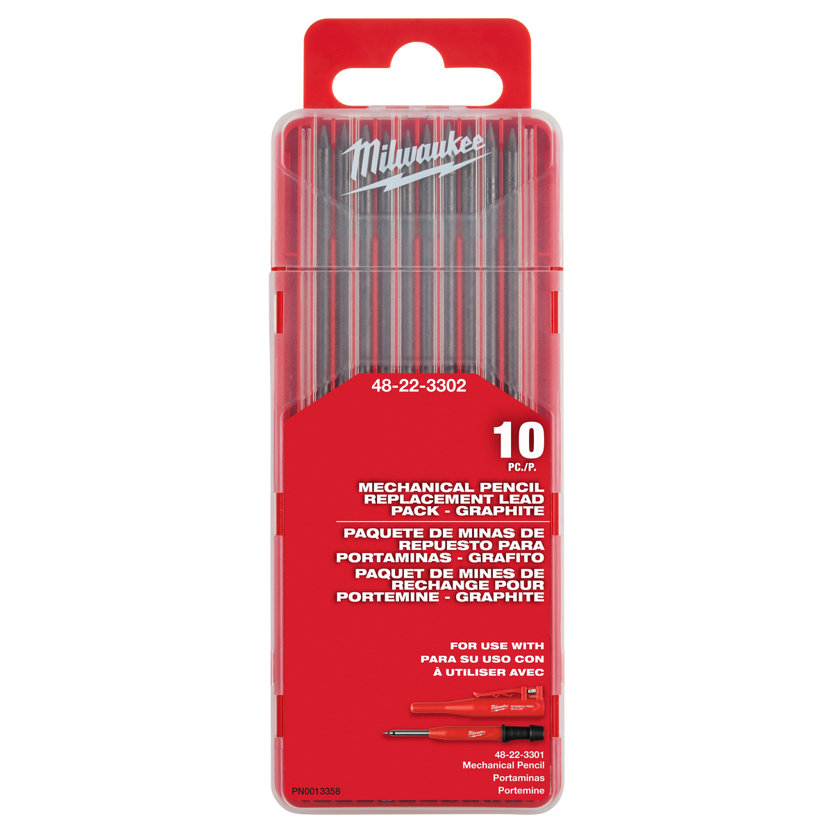 Milwaukee 48-22-3302 Mechanical Pencil Replacement Lead - Graphite - Edmondson Supply