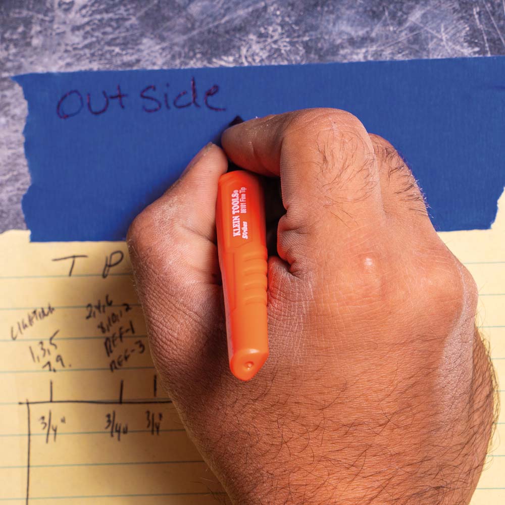 Klein Tools 86101 Skribes™ Fine Tip Permanent Marker, Black - Edmondson Supply