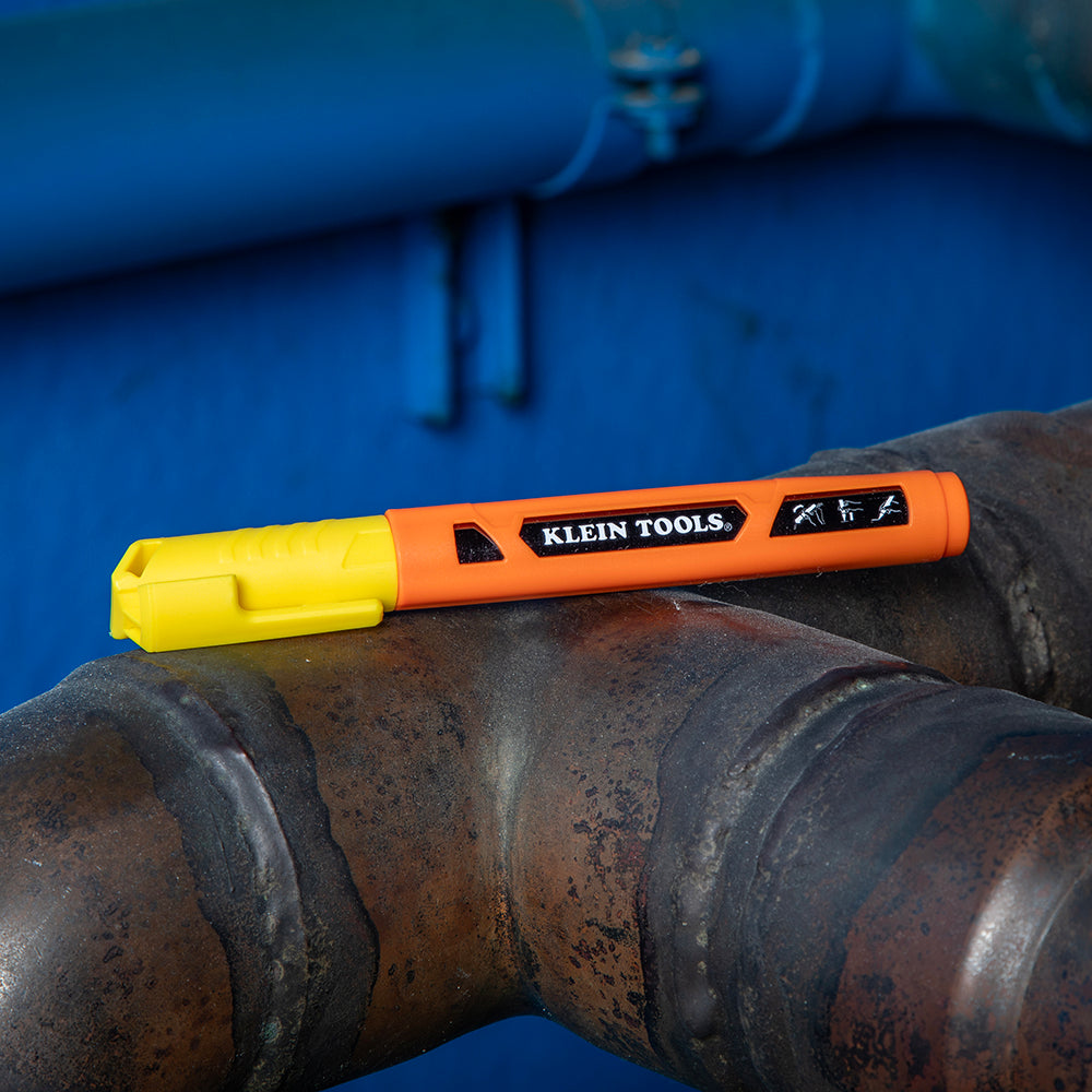 Klein Tools 86354 Skribes™ Paint Marker, Yellow - Edmondson Supply